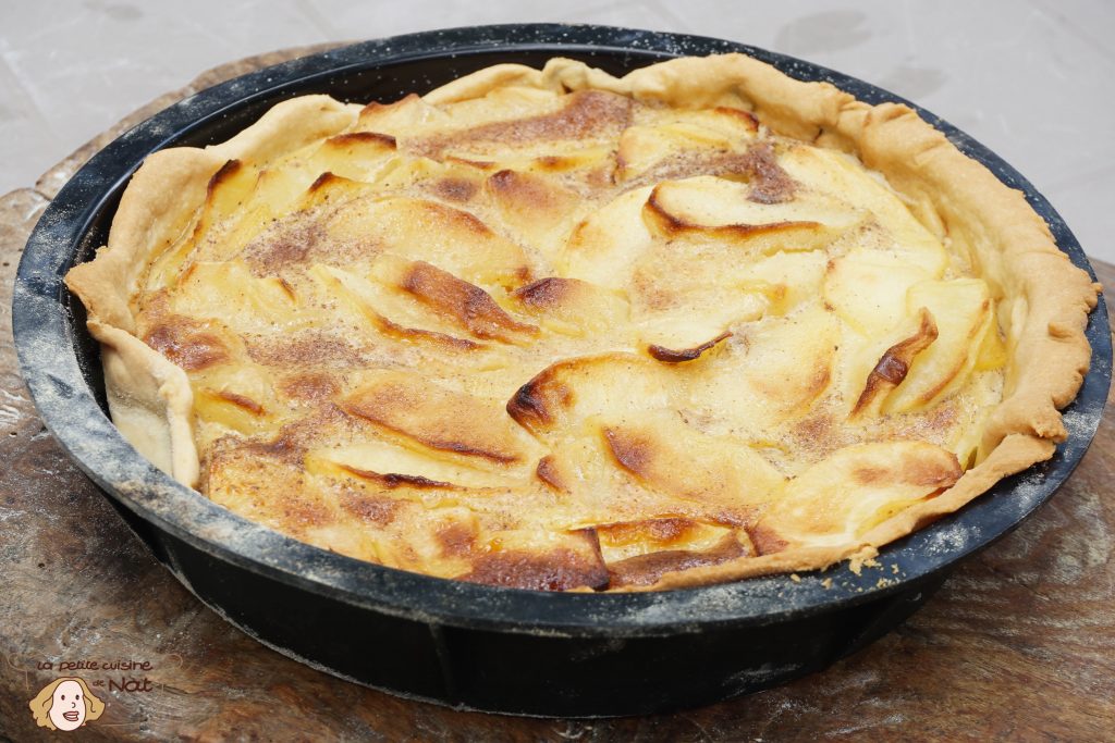 tarte aux pommes et à la cannelle