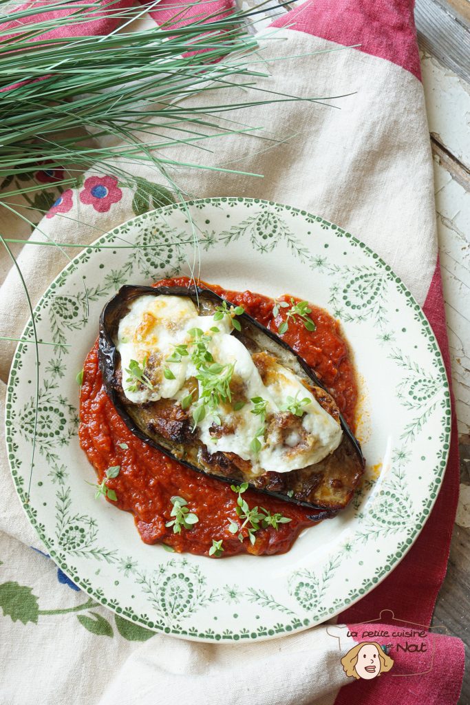 aubergines farcies à la viande