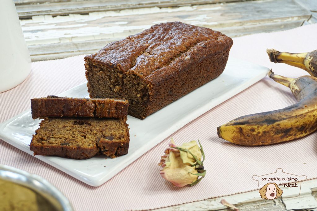 Banana bread aux pépites de chocolat