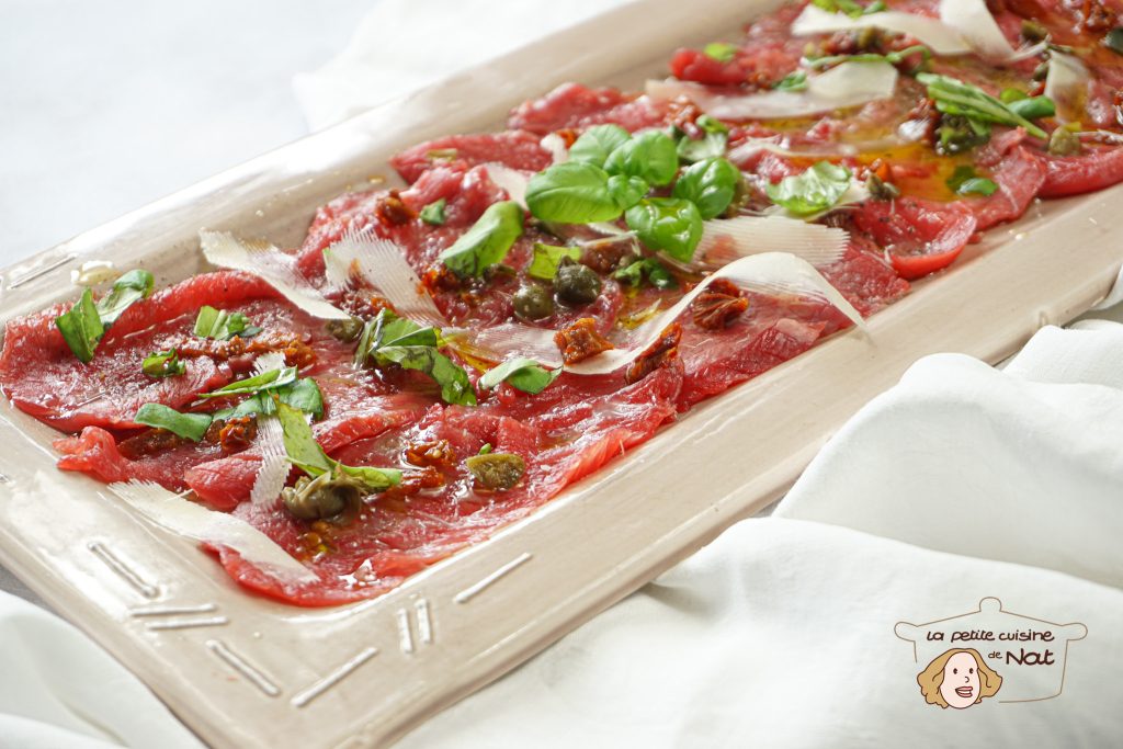 Carpaccio de boeuf à l'italienne