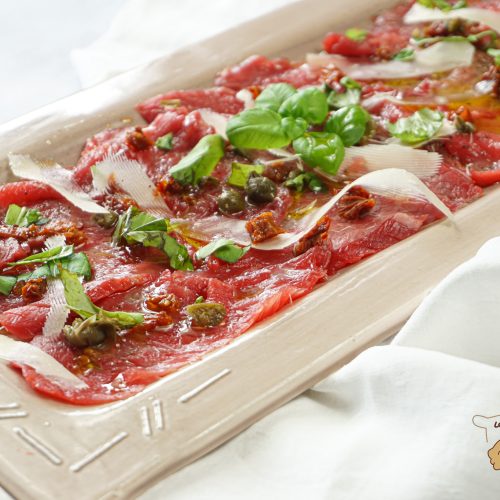 carpaccio de boeuf