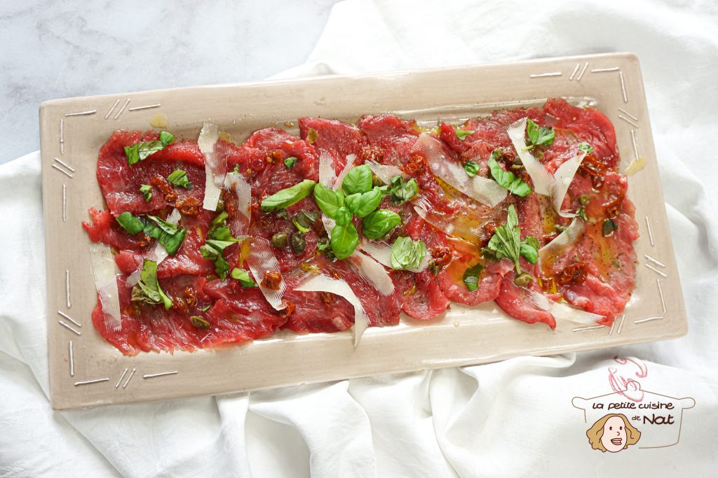 Carpaccio de boeuf à l'italienne