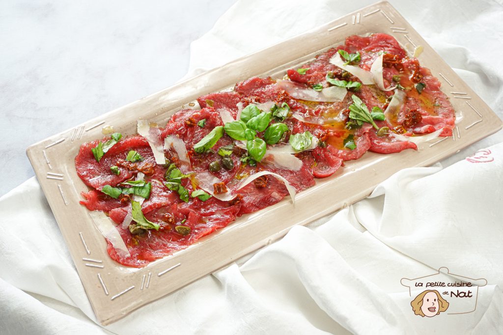 Carpaccio de boeuf à l'italienne