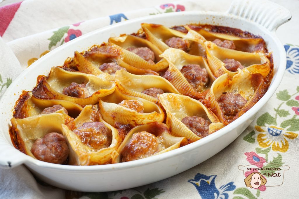 Conchiglie farcies à la viande