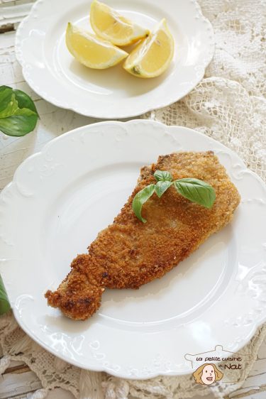 côtes de veau panées à l'italienne