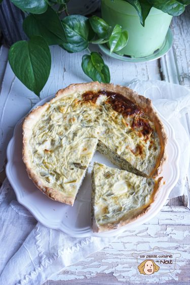 tarte aux poireaux et au fromage blanc