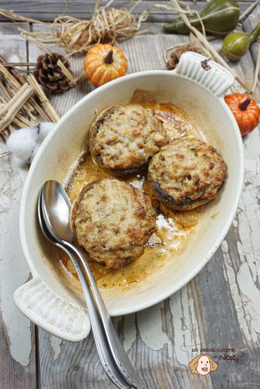 champignons farcis aux lardons