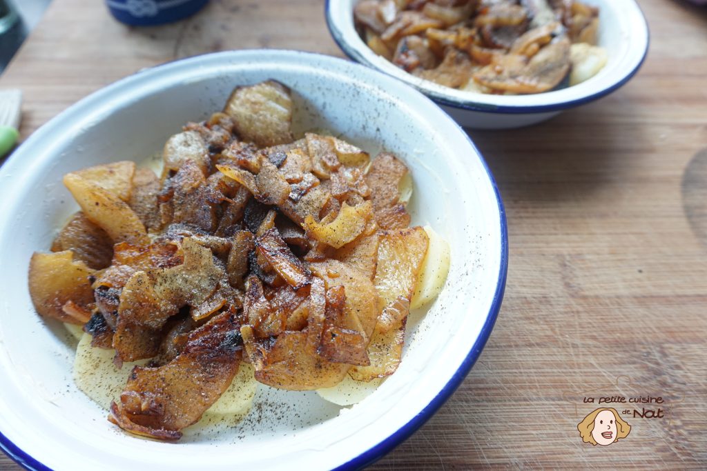 gratin de pommes au camembert