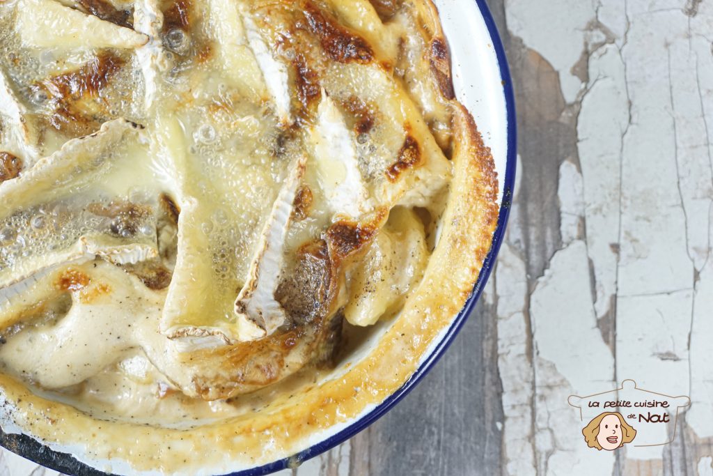 gratin de pommes au camembert