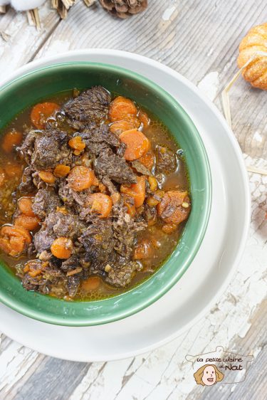 joues de boeuf au vin blanc