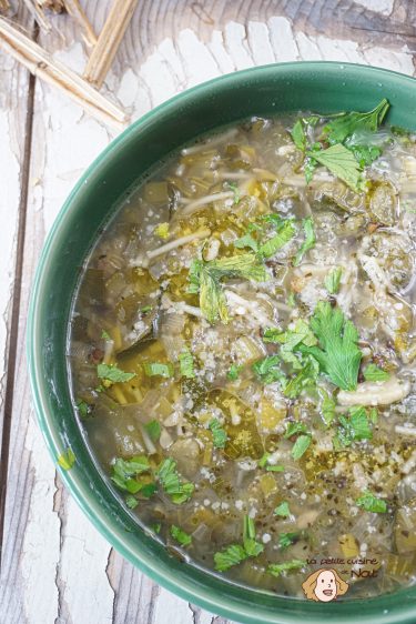 minestrone aux lentilles