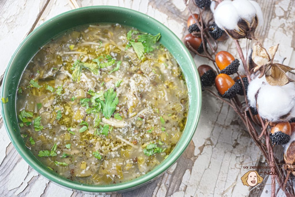 minestrone aux lentilles 