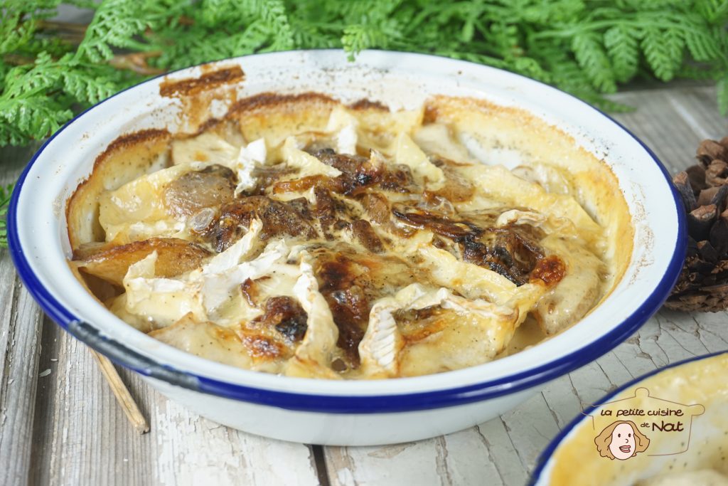 gratin de pommes au camembert