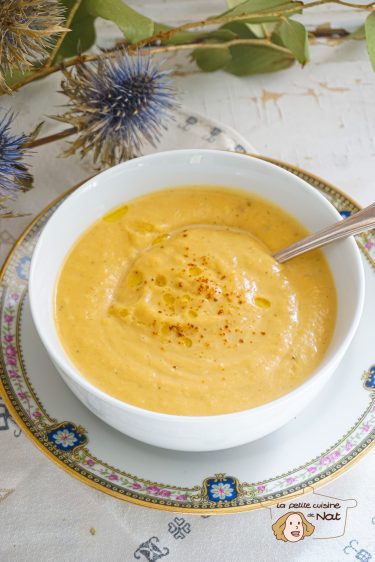 velouté de butternut aux oignons rôtis