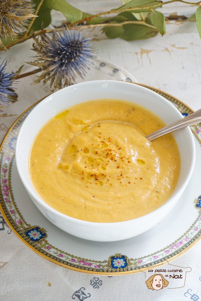 velouté de butternut aux oignons rôtis 