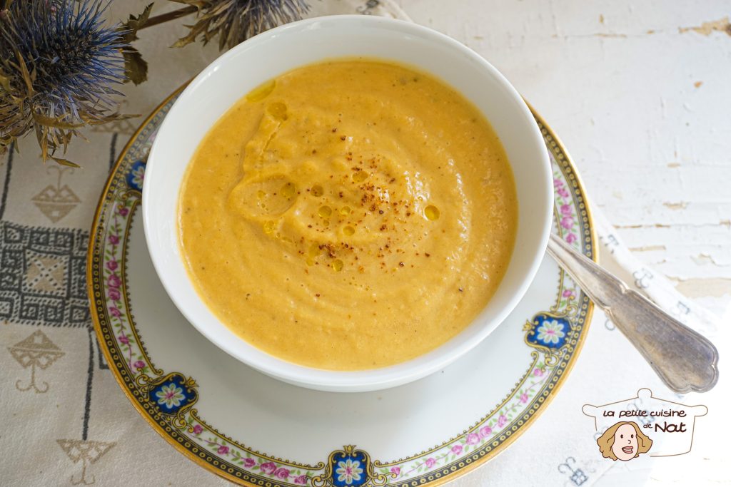 velouté de butternut aux oignons rôtis 