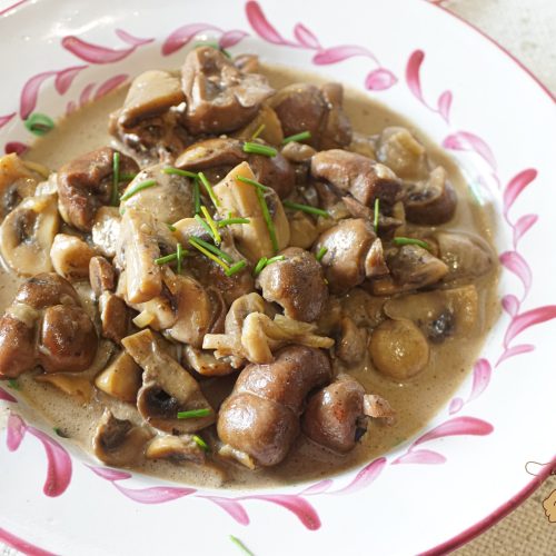 rognons de veau aux champignons et au porto