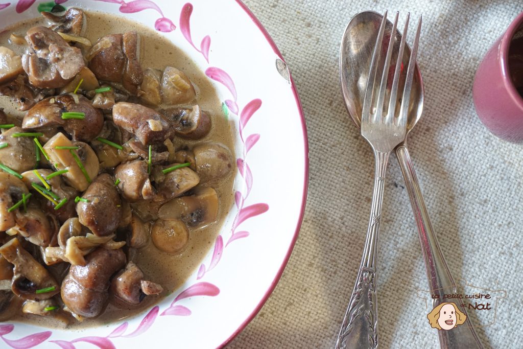 rognons de veau aux champignons et au porto 