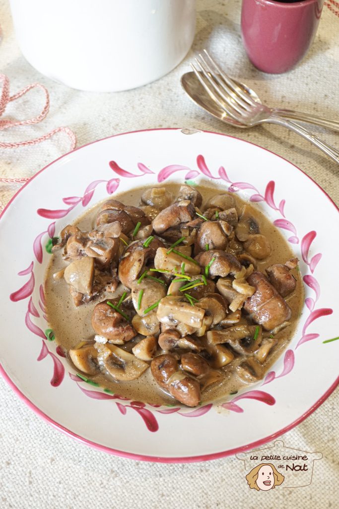 rognons de veau aux champignons et au porto 