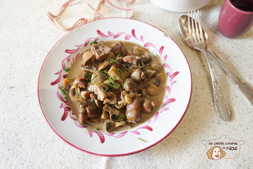 rognons de veau aux champignons et au porto 