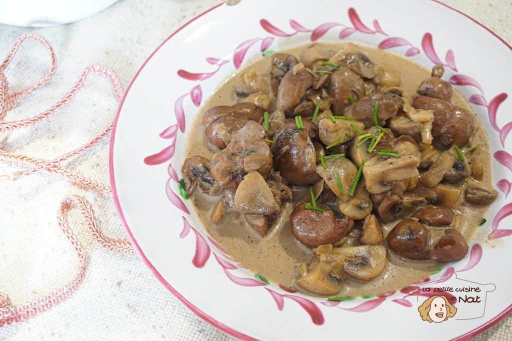 rognons de veau aux champignons et au porto 