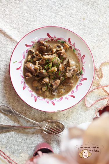 Rognons de veau aux champignons et au porto