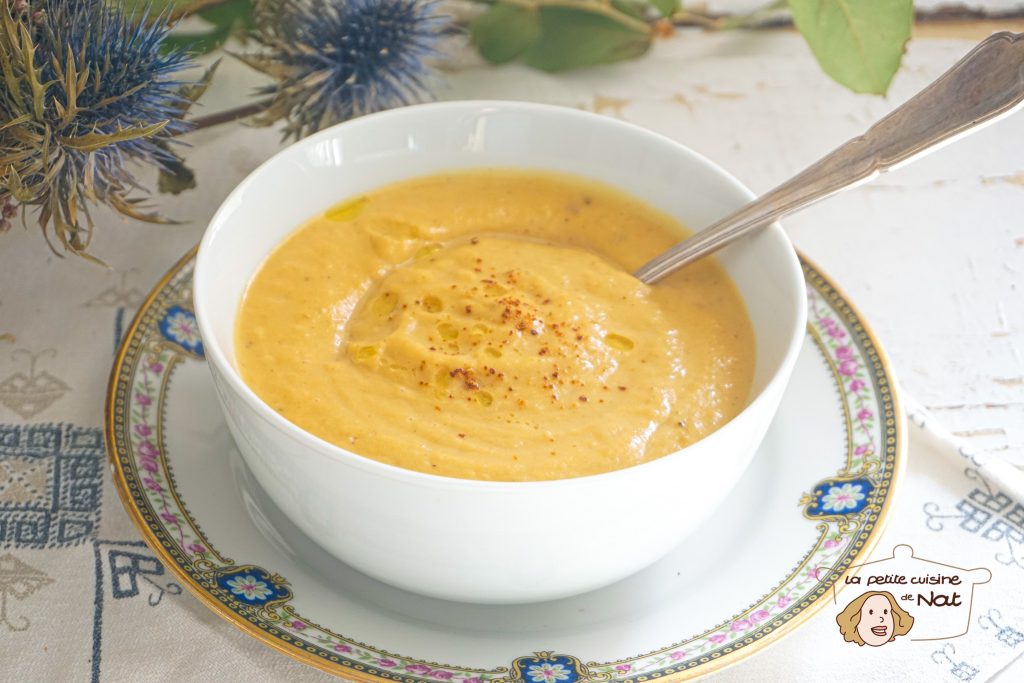 velouté de butternut aux oignons rôtis 